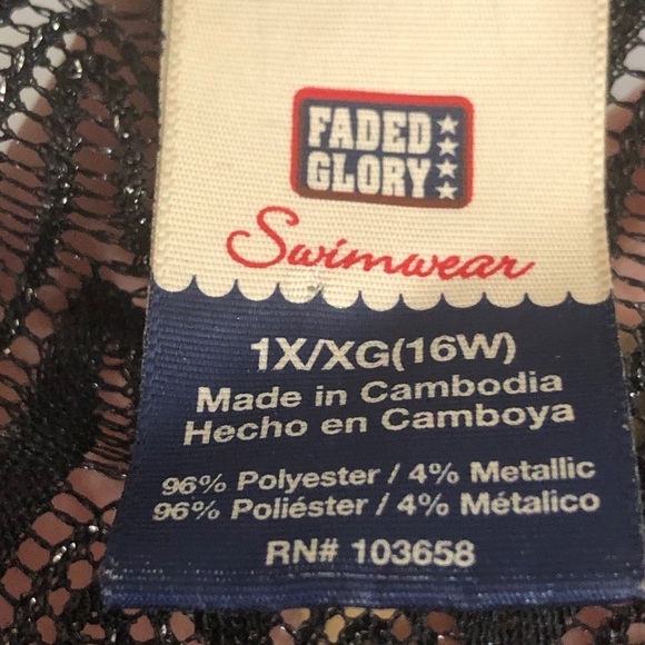 Womens Swimwear Top. 1x/16. Breast Cancer Fundraiser. - Picture 7 of 7